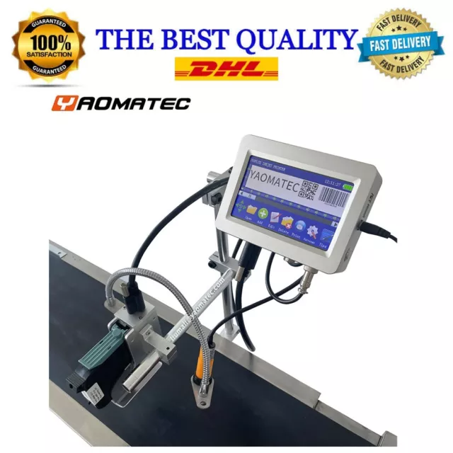 Automatic Thermal Inkjet TIJ Printer Coding Machine 12.7mm For Expiry Date Mask