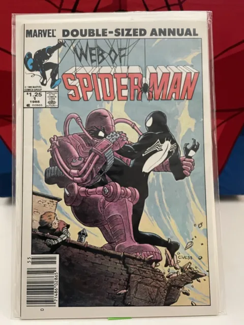 Web of Spider-Man Annual #1 (Newsstand) (Sep 1985, Marvel)