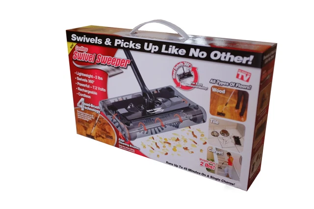 Swivel Sweeper Cordless Black As Seen On Tv Original Swivel Sweeper Brand New Swivel Sweeper Cordless Black As Seen On Tv Original Swivel Sweeper Brand New