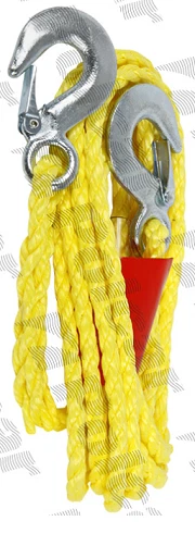 Sangle cable de remorquage avec crochet