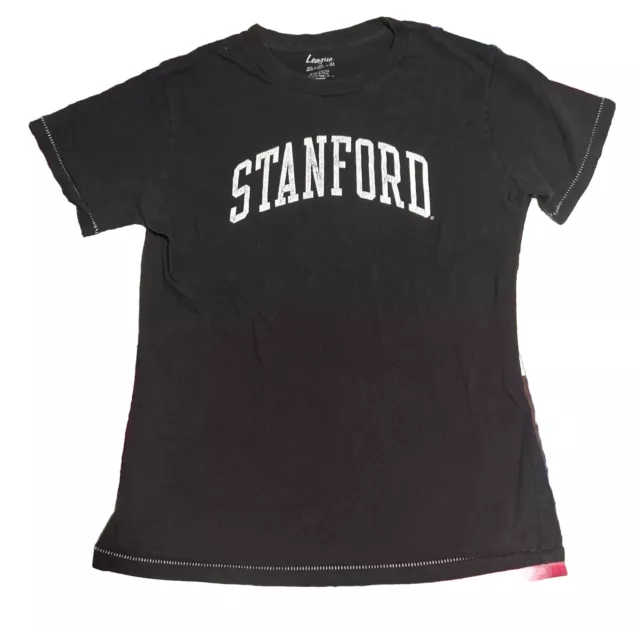 Vintage Stanford University Shirt Youth Extra Large Womens Small Black Tee 2006