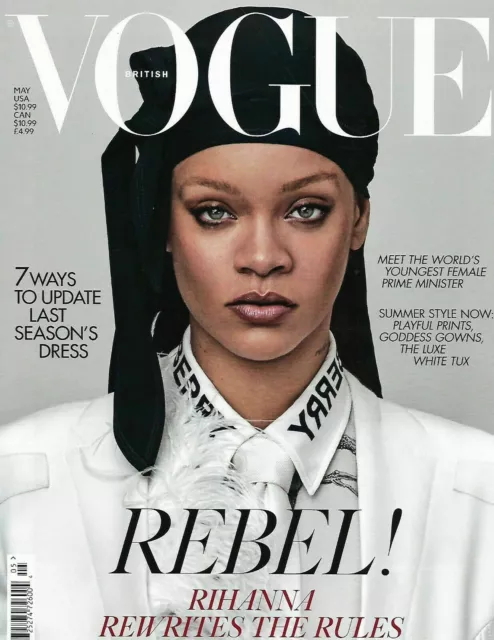 British Vogue Magazine Rihanna Rebel Fashion Trendy New No Labels £19. ...