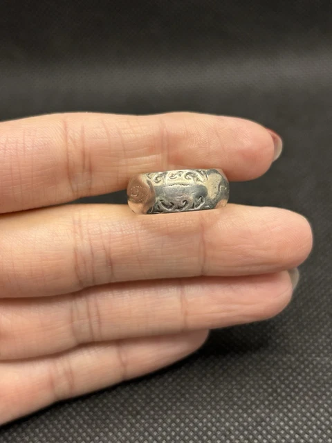 Bague Alliance Argent Massif 925 Chrome Hearts Taille 60 - Occasion