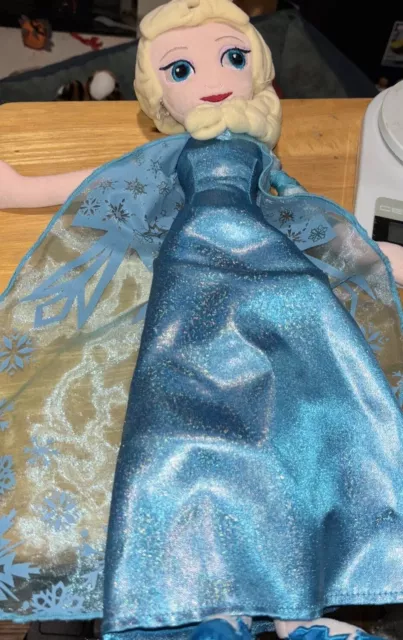 Disney Store Frozen 20" inches Elsa Plush Soft Doll