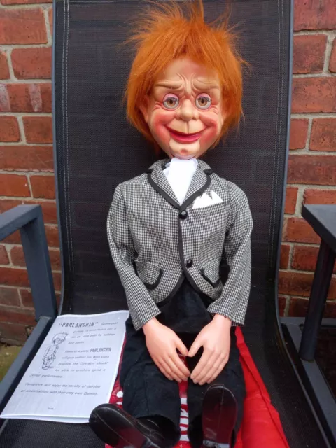 Mr Parlanchin Ventriloquist Dummy/Doll Very Rare  In Fully Working Condition