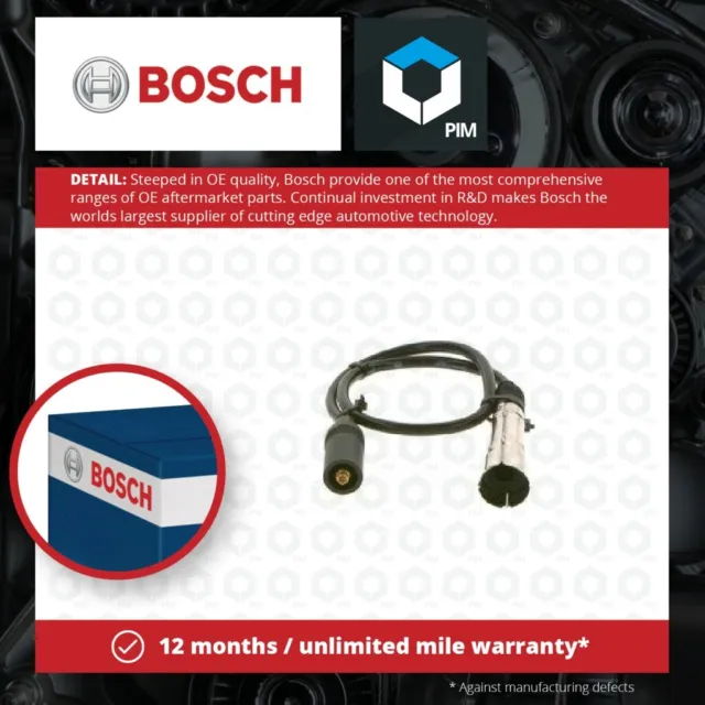 HT Set cavi di accensione piombo adatto a VW SCIROCCO 53B 1.6 84-90 Bosch 059998031