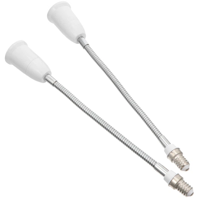 2 pz supporto lampada universale estensore luce presa clip lampadina