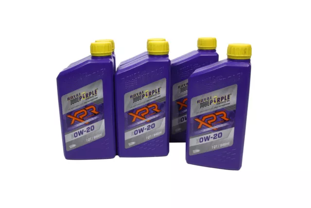 Royal Purple Motor Oil - XPR - 0W20 - Synthetic - 1 qt Bottle - Set of 6 06008