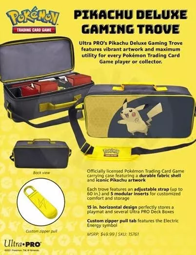 Ultra Pro - Pikachu Deluxe Gaming Trove