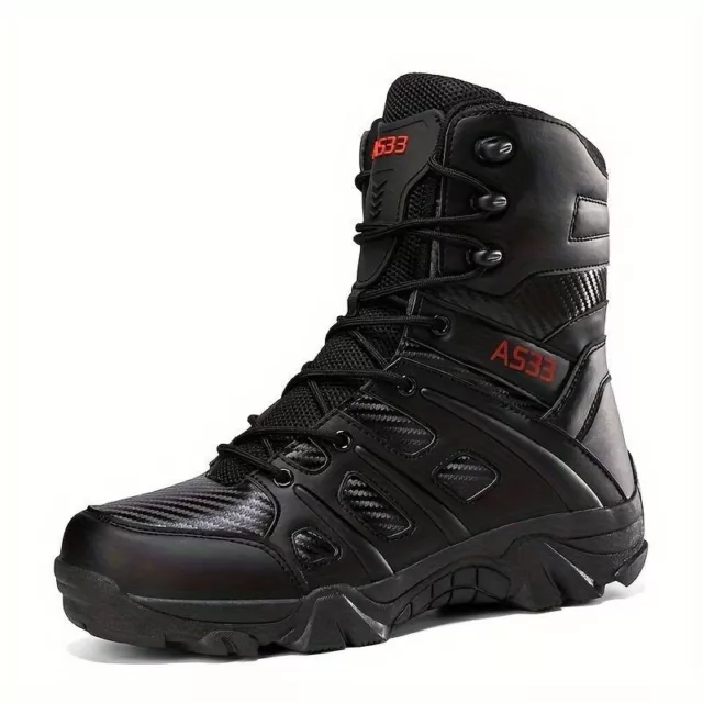 MENS SIDE ZIP Tactical Boots for Security & Police £35.33 - PicClick UK