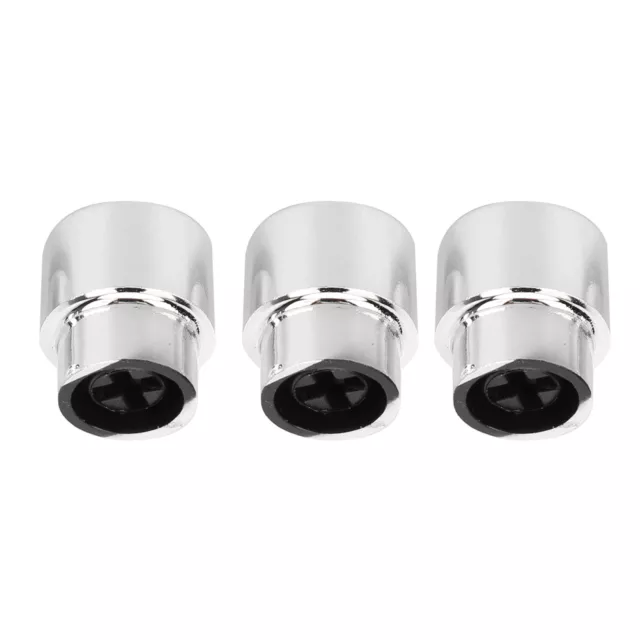 3Pcs Switch Cap Knob Plastic Functional Push Pickup End Instrument DY9