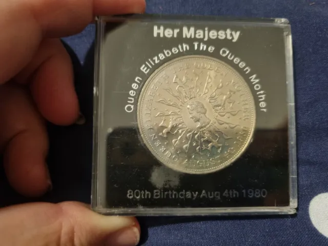 National Westminster Bank Queen Elizabeth The Queen Mother 80th Birthday Coin