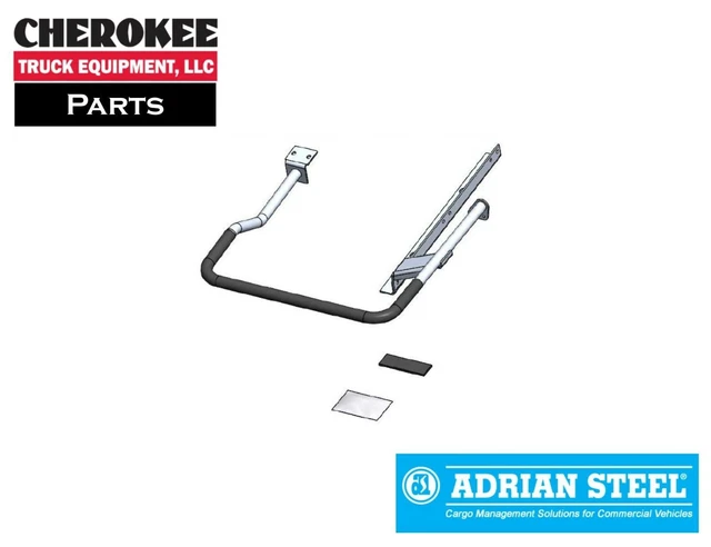 Adrian Steel 69-DDSSFTL, Driver Side Drop Down Ladder Rack Extension, Transit