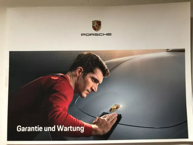 PORSCHE ORIGINALE libretto di servizio 2019 2020 libretto di ispezione prova di manutenzione servizio
