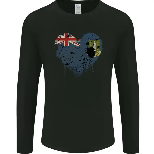 Amour Drapeau Virgin Islands UK Football Hommes T-Shirt