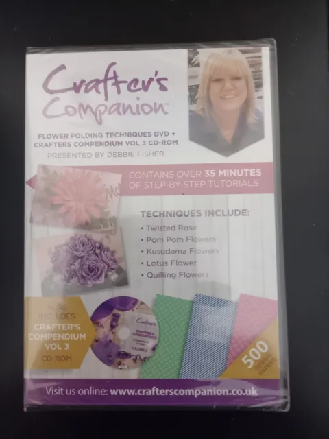 Bargain New crafters companion flower folding techniques vol 3 cd rom