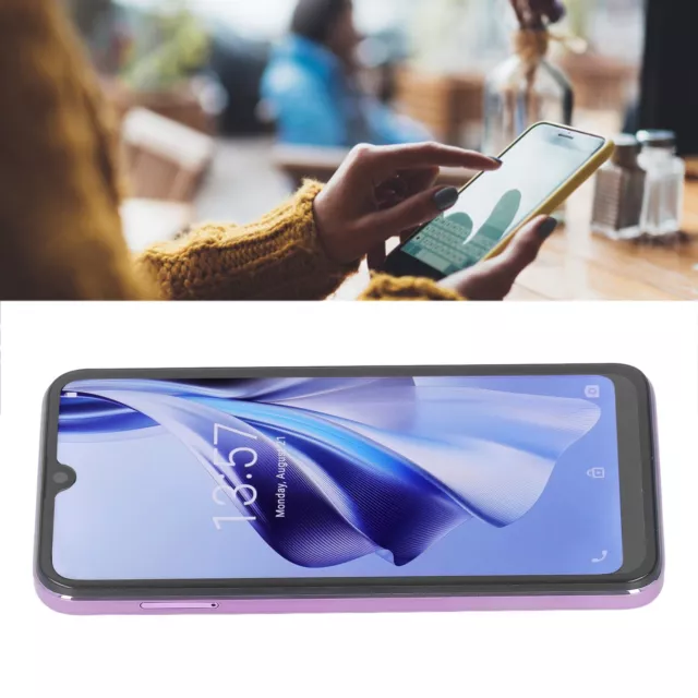 (Purples)Reno10 Pro Unlocked Smartphone 4G 6.26 Inch IPS HD Screen Smartphone