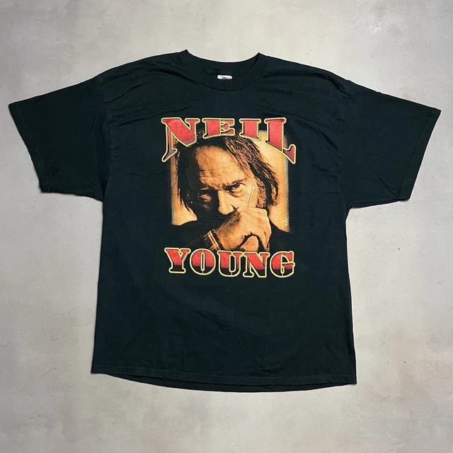 VINTAGE NEIL YOUNG & Crazy Horse Concert Rap Tee Tour Shirt 2XL $299.99 