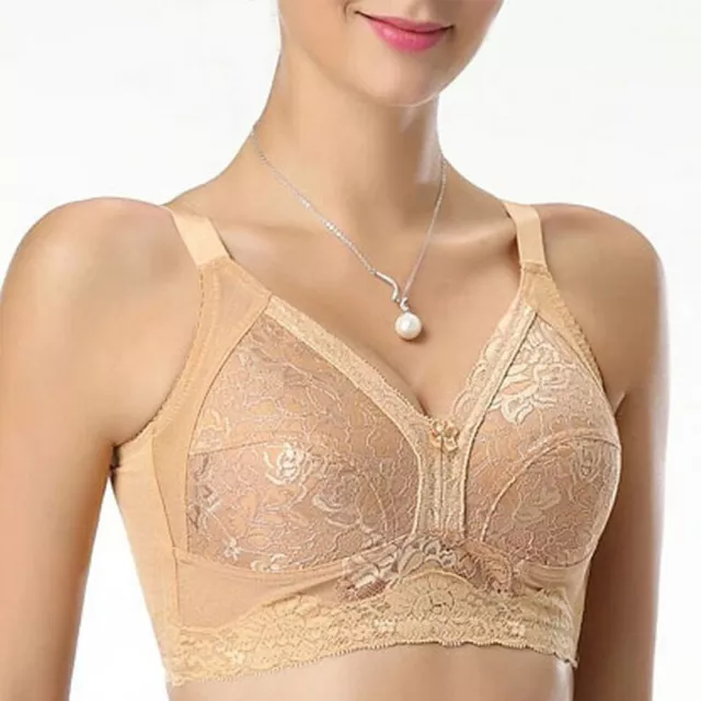 NEW LADY ULTRA-THIN Floral Push up Bra Underwear Plus Size 32-44 A B C D DD  E F $11.26 - PicClick