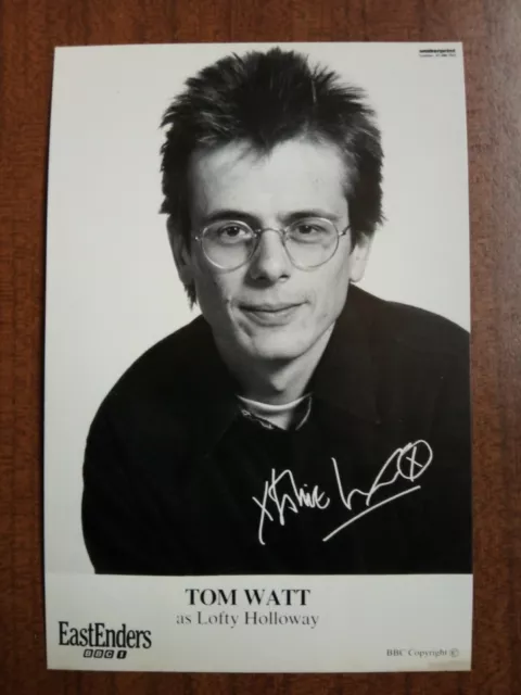 TOM WATT *Lofty Holloway* EASTENDERS PRE-SIGNED AUTOGRAPH CAST CARD FREE POST