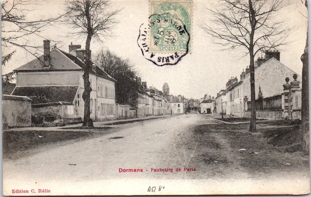 51 DORMANS - le faubourg de Paris.