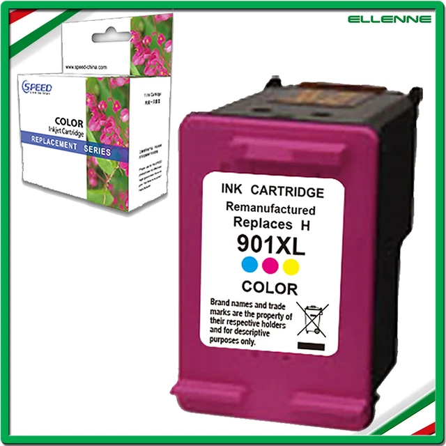 ✅ Cartuccia Compatibile Con Hp 901 Xl Colore Officejet 4500 J4580 J4600 J4680✅