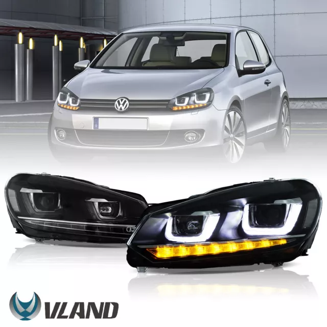 VLAND Paar Scheinwerfer Für Golf 6 VI MK6 GTD TSI TDI 2010 2011 2012 2013 2014