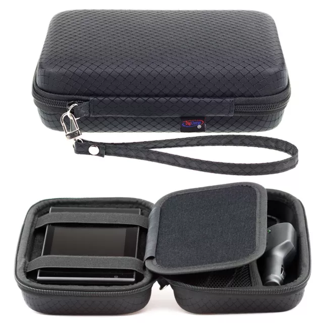 Black Hard Carry Case For Garmin Zumo 340 390 590LM 5'' GPS Sat Nav With Storage