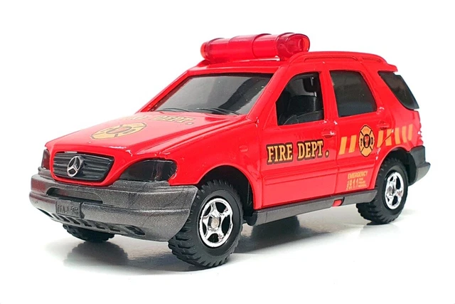 Majorette 3040/3070 - Mercedes-Benz Unimog Fire Rescue Avec Remorque 1:43