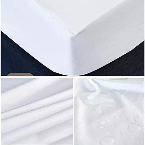 🔥New Waterproof Mattress Cover Protector Fitted Wet Sheet King Size Bed UK