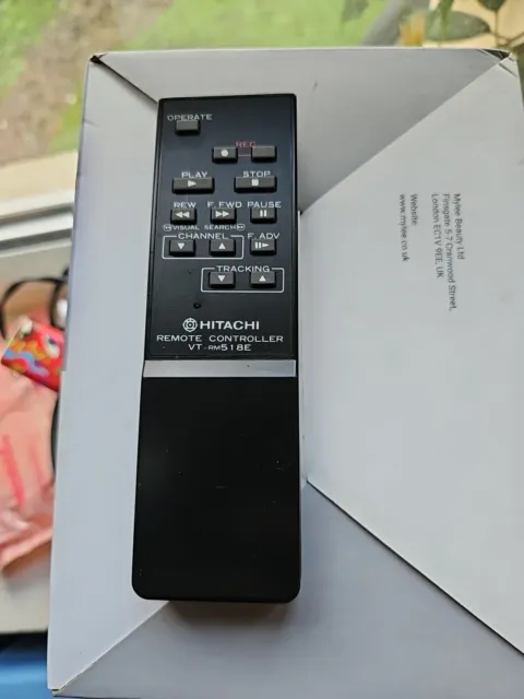 HITACHI VT-RM518E TV VCR Remote Control OEM - Genuine
