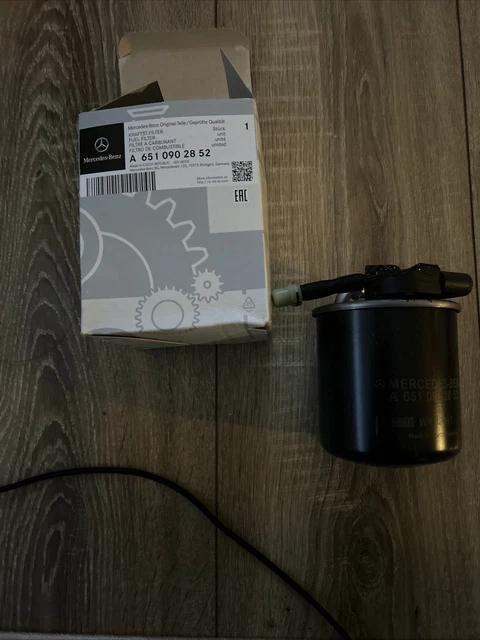 GENUINE MERCEDES-BENZ FUEL Filter 651 diesel engine E Class CDI Part ...