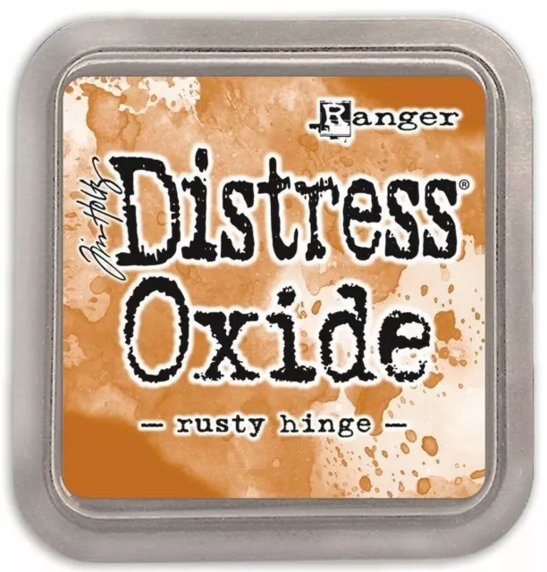 TIM HOLTZ DISTRESS OXIDE INK PAD ~RUSTY HINGE LARGE 6 X 6cm INK PAD