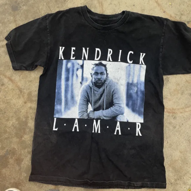 Kendrick Lamar Travis Scott Dram The Damn Tour Black T-Shirt Men’s Small