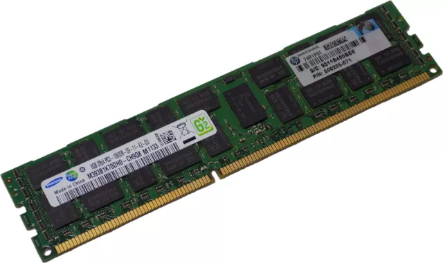 SERVER Speicher Samsung 1x 8GB 2Rx4  DDR3 PC3-10600R 240 pin M393B1K70DHO-CH9Q8