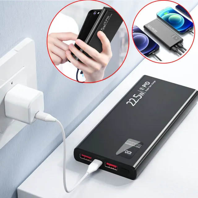 500000mAh Portable Charger LCD Power Bank USB Ports For Universary  CellPhones