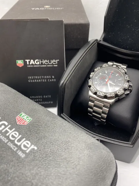 Tag Heuer Formula 1 CAH1010 Men's Stainless Steel Chronograph Quartz Watch Boxed