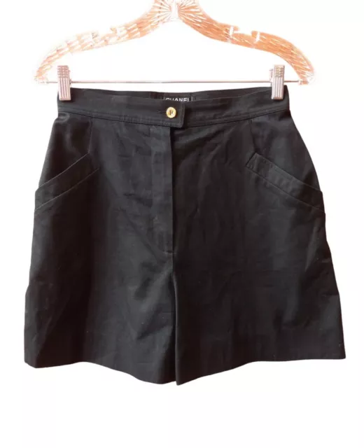 Chanel High Waist Standard Fit Straight Women's Shorts Sz:M