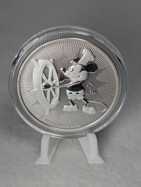 2017 Niue Steamboat Willy 1oz Silver $2 Coin