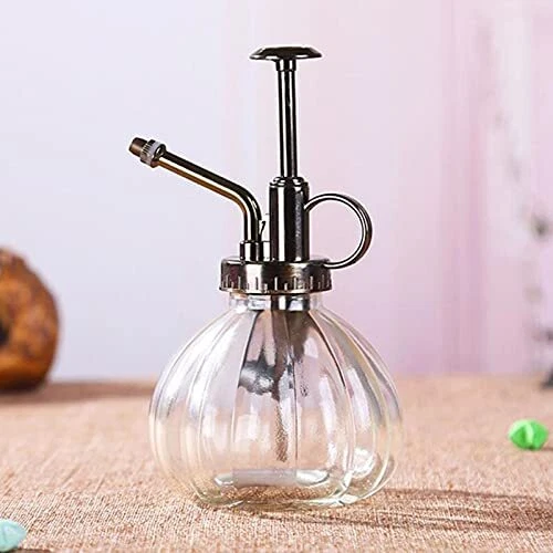 Water Spray Bottle Vintage Pumpkin Style Decorative Glass Plant Atomizer Wateri