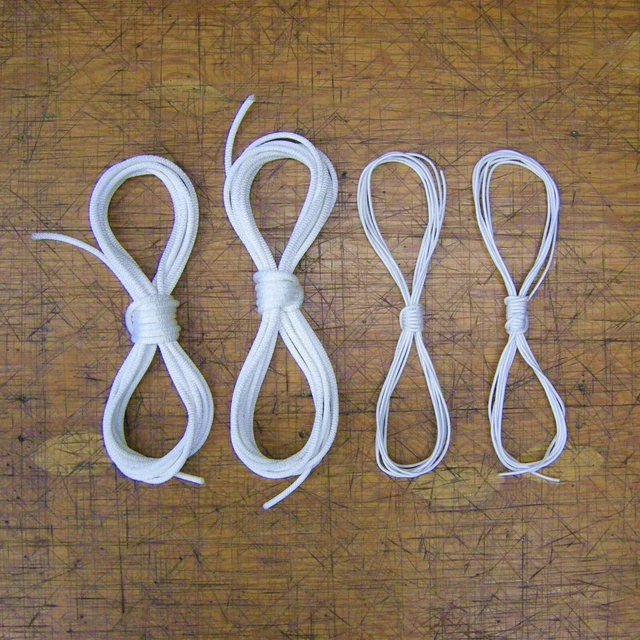 Prindle 18 Mesh Catamaran Trampoline Lace Kit - White Lacing Lines