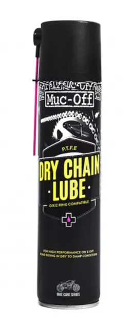 Muc-Off Dry Ptfe Chain Lube , Lubrifiant A Sec Chaine 400Ml