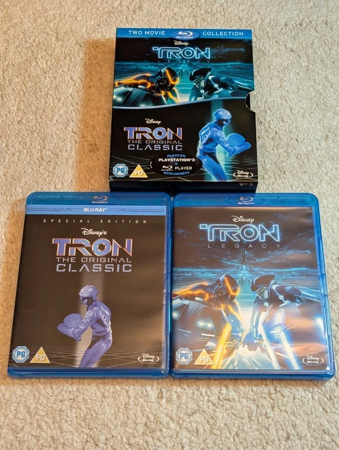 Tron Boxes TRON / TRON Legacy (Box Set) (Blu-ray, 2011) with Slipcase £8.66 ...