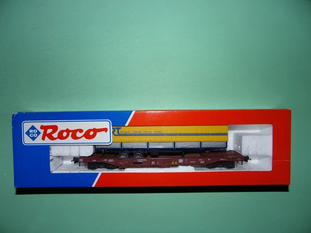 ROCO WAGON KANGOUROU + remorque SPAIN TIR 47636 NEUF EUR 45,00