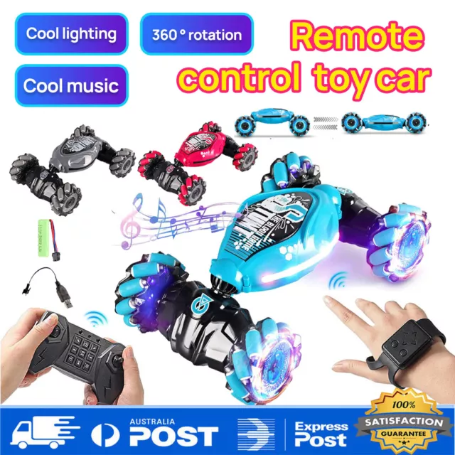 4WD Stunt Car RC Hand Gesture Sensing Off Roader Remote Control Off-Road AU Gift