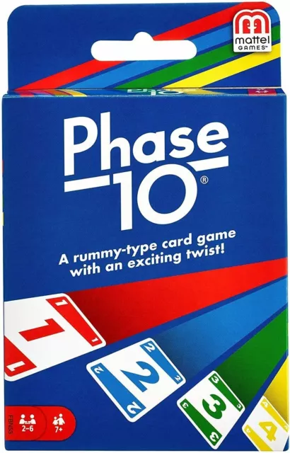PHASE 10 CARD Game A Rummy Card Game with a Twist Fundex Games Challenging  New $20.26 - PicClick AU