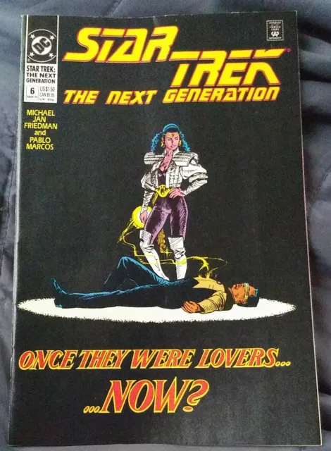 Star Trek The Next Generation #6 1990 Series DC Comics Comic Book