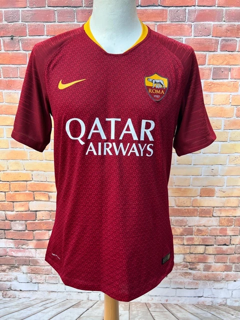 AS ROMA 2018 19 Home Nike Mens Medium Football Shirt VaporKnit