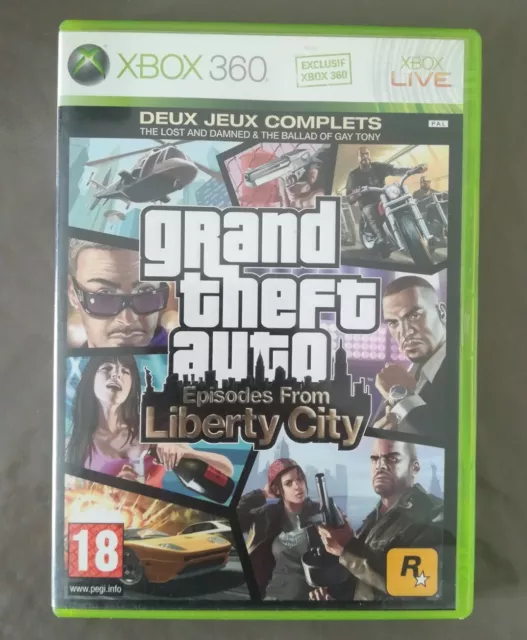 GRAND THEFT AUTO GTA - episodes from liberty city - Xbox 360 - Fr