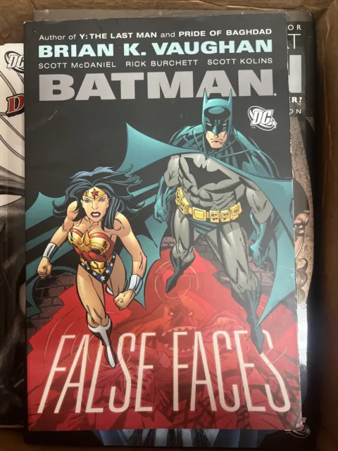 BATMAN FALSE FACES tpb/Graphic Novel-WONDER WOMAN BRIAN K VAUGHAN  Rprt Full Set